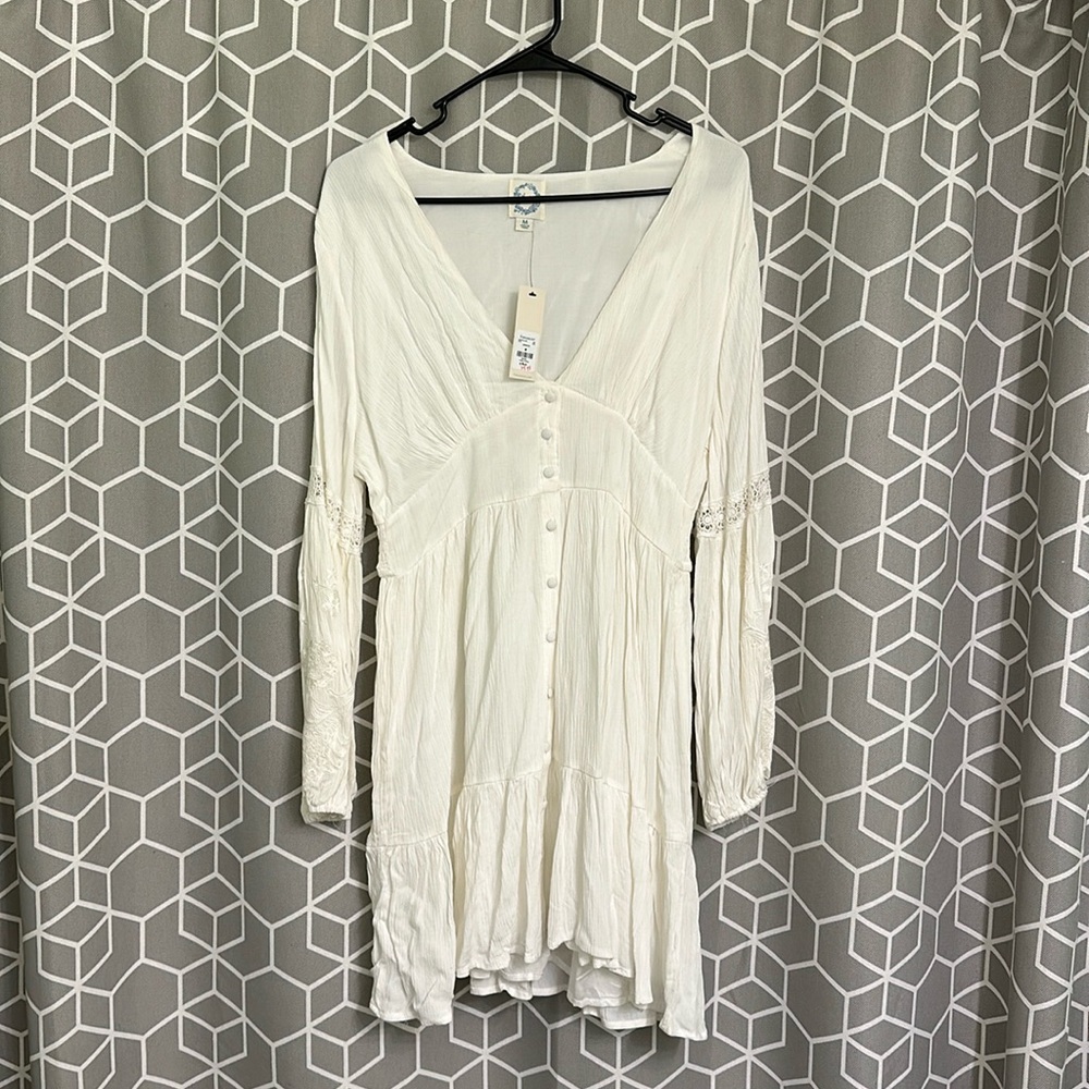 NWT blue rain dress